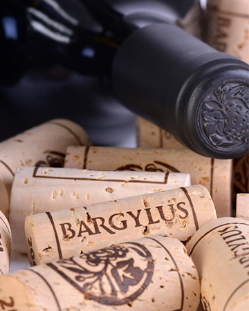 Close-up of Domaine de Bargylus corks