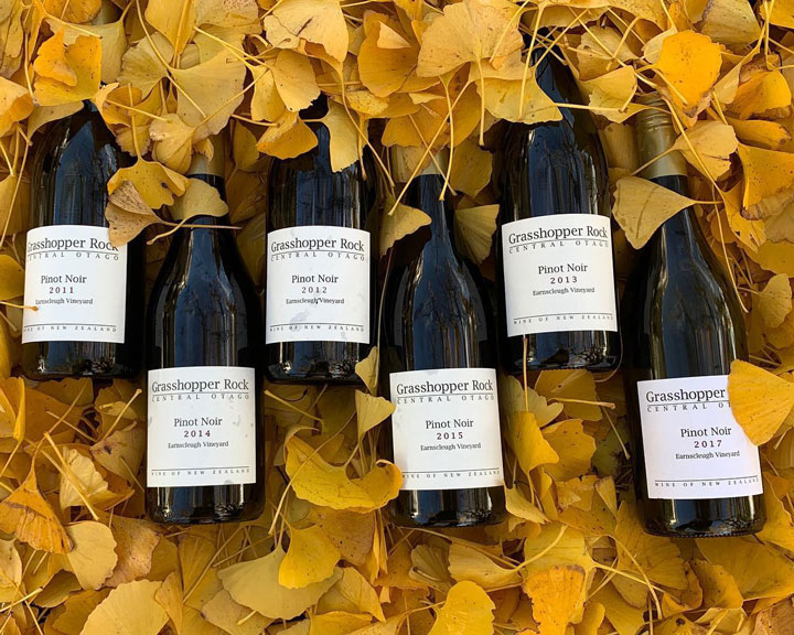 A vertical of Grasshopper Rock Pinot Noirs