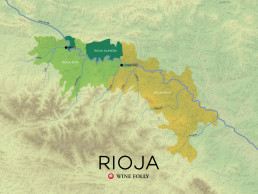 The Rioja region, courtesy of WineFolly
