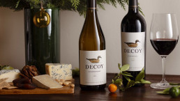 Decoy wines from Duckhorn on display